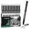12 Size Fineliner Pens, Micro-Pens for Beginners Sketching, Writing, Drawing